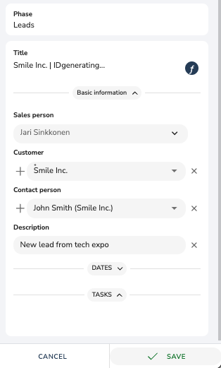 sales pipeline activity